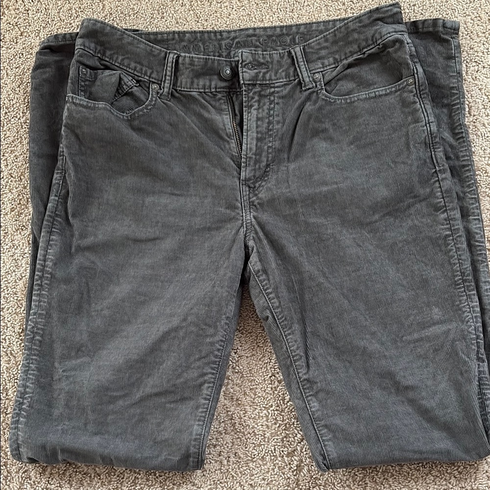 EUC-American Eagle Outfitters Men's Flex Original Straight Corduroy Pants 32x36